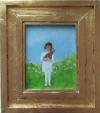 girl holding a bunny