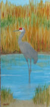 crane in water